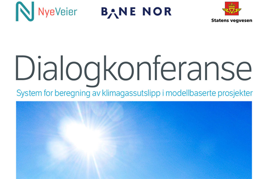 Illustrasjonsbilde med firmalogo til Nye Veier, Bane NOR og Statens Vegvesen